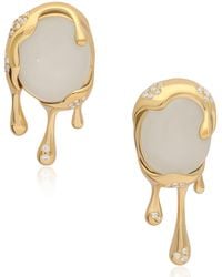 Preeti Sandhu - Neutrals Selena Moonstone Organic Earrings - Lyst