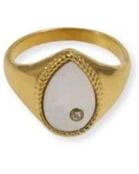 Adriana Pappas Designs - Teardrop Ring - Lyst
