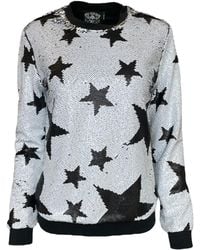 Any Old Iron - Sparkle Star Reversible Sequin Sweatshirt - Lyst