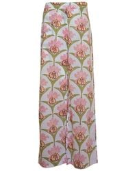 Manuela Cabrales - Vexillaria Block Print Trousers - Lyst