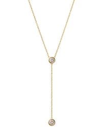 Lily Flo Jewellery - Aurora Diamond Lariat Necklace - Lyst