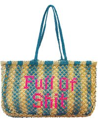 Lilly Loves - Full Of Shit Jute Bag - Lyst