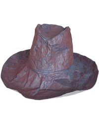 Romer Millinery - Morphy Moldable Wide Brim Linen Travel Hat - Lyst