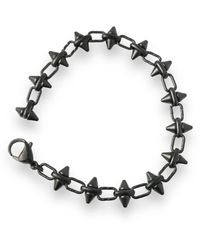 Jagged Halo Jewelry - Barbie Chain Anklet Rhodium - Lyst