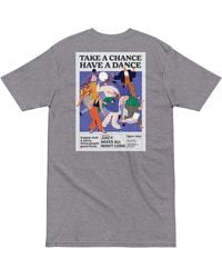 Anchor and Crew - Heather Take A Chance Have A Dance Disco! Heavy Cotton Embroidered T-Shirt - Lyst