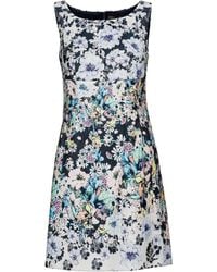 Conquista - Floral Empire Line Dress - Lyst