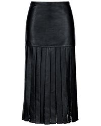 Saint Ones - Dakota Faux Leather Skirt - Lyst