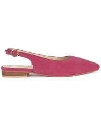 Rag & Co - Hocane Real Suede Leather Slingback Sandals - Lyst