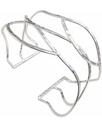 Rare Matters Jewelry - Organic Hammered Wire Cuff Bracelet - Lyst