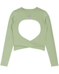 Altra Volta - Pistachio Open-Back Top - Lyst
