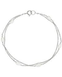 Lily & Roo - Layered Seed Pearl Bracelet - Lyst