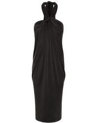 The Summer Edit - Maya Sandwashed Silk Bandeau Dress - Lyst