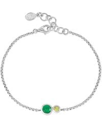 Dower & Hall - Greens Tutti Frutti Duo Chain Bracelet - Lyst
