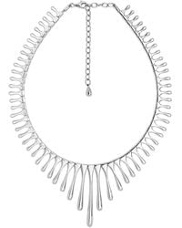 Lucy Quartermaine - Sterling Sunray Drop Necklace - Lyst
