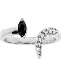 NASI SILVER - Croctail Marquise Ring- Onyx - Lyst