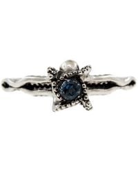 Lee Renee - Octopus Blue Topaz Ring Silver - Lyst
