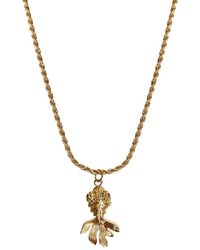 Alexie of Athens - Calypso Goldfish Rope Chain Necklace - Lyst