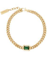 33mm - Alexis Emerald Pendant Bracelet - Lyst