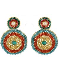 Lavish by Tricia Milaneze - Multicolor & Ripples Handmade Crochet Earrings - Lyst