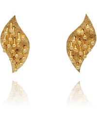 Karolina Bik Jewellery Mariposa Earrings Gold - Metallic