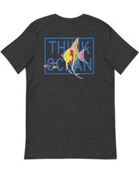 Anchor and Crew - Heather Think Ocean Fish Fluorescence Cotton Embroidered T-Shirt - Lyst