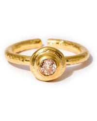 Kybele Studio - Neutrals Champagne Gemstone Ring - Lyst