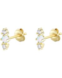 KAMARIA - Stars Align Opal Cluster Stud Earrings - Lyst