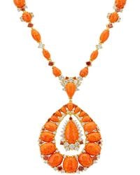 LÁTELITA London - Paloma Fire Opal Statement Necklace - Lyst