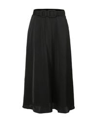 Smart and Joy - Wide Belt Flared Skirt - Lyst