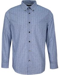 lords of harlech - Morris Rectangles Shirt - Lyst