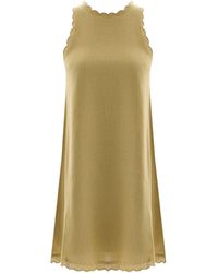 Monlicia - Calia Linen Mini Dress - Lyst