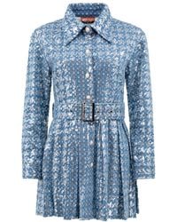 Maui X Lolita - Michelle Sequin Denim Mini Dress - Lyst