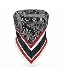 34B - Faith Corset Scarf Blouse - Lyst