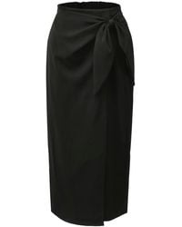 Smart and Joy - Wrap Skirt Tied On Side - Lyst