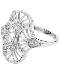 Lucy Quartermaine - Art Deco Oval Ring - Lyst