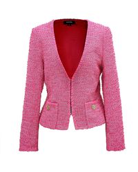 Smart and Joy - Tweed Short Jacket - Lyst