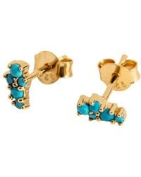 Claire Hill Designs - Galaxy Mini Stud Earrings - Lyst