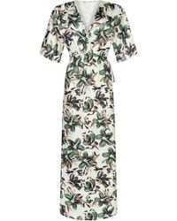 Chic by Lirette - Neutrals Kimono Dress Lotus Bastimentos - Lyst