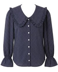 The Well Worn - The Luna V Blouse - Lyst
