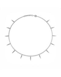 Linda Fiore - Horn Necklace Sterling - Lyst