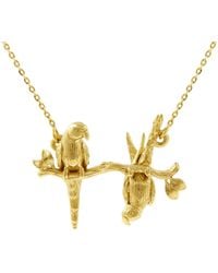 Lee Renee - Parakeet Necklace – Two Friends On A Branch – - Lyst