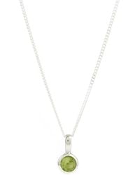 Charlotte's Web Jewellery - August Birthstone Charm Necklace - Lyst