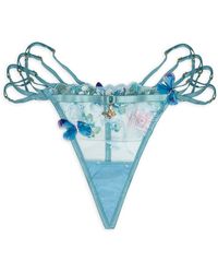 Empress Mimi - Madame X Lace G-String With Butterfly Detail - Lyst