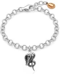 Unaloe - Sterling Serpent Snake Chain Bracelet – Handmade Fine Jewelry - Lyst