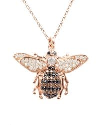 LÁTELITA London - Honey Bee Pendant Necklace Rosegold - Lyst