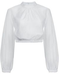 Audrey Vallens - Selene Tencel Blouse - Lyst