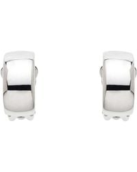 Emma Holland Jewellery - Platinum Curve Clip Earrings - Lyst
