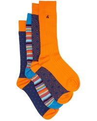 Swole Panda - Orange & Blue Bamboo Sock Bundle - Lyst