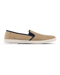 Rivieras - Raffia Slip-On Loafer - Lyst