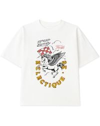 Éclectique - Racing Graphic T-Shirt - Lyst